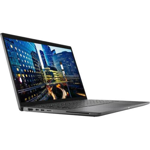 Black Dell Latitude 7410 14 inch non-touch laptop closed view