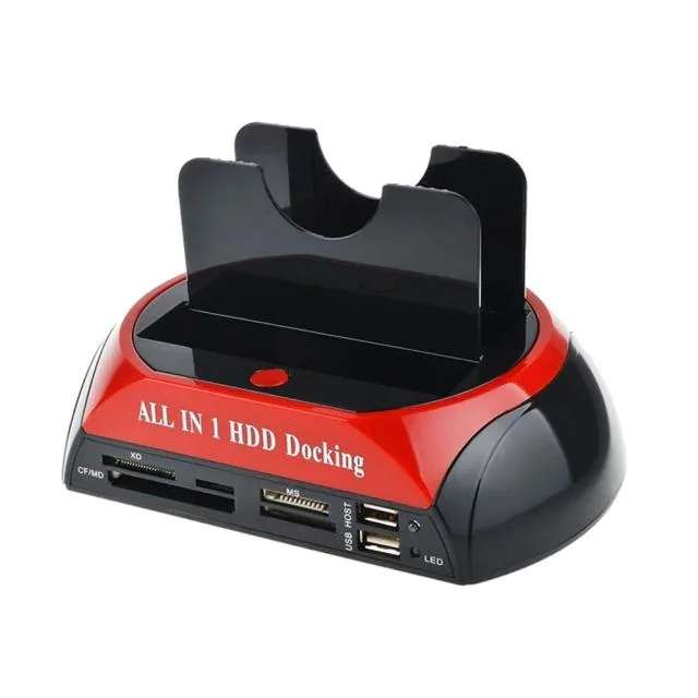 Hetai Tech Hetai Tech 875 2.5 3.5 Inch SATA IDE Dual Slot Drive Enclosure — product photo