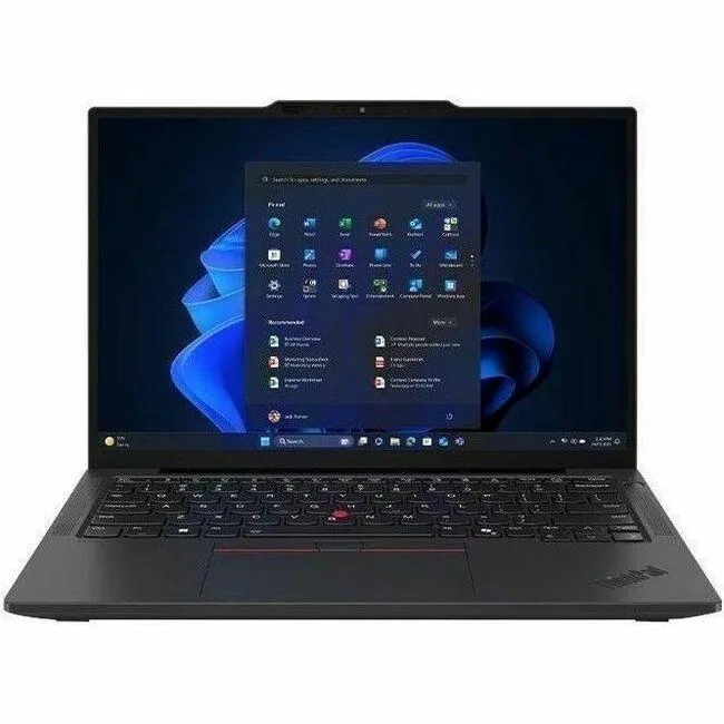 Black ThinkPad X13 Gen 6 laptop, 13.3 inch matte IPS screen, thin and light chassis
