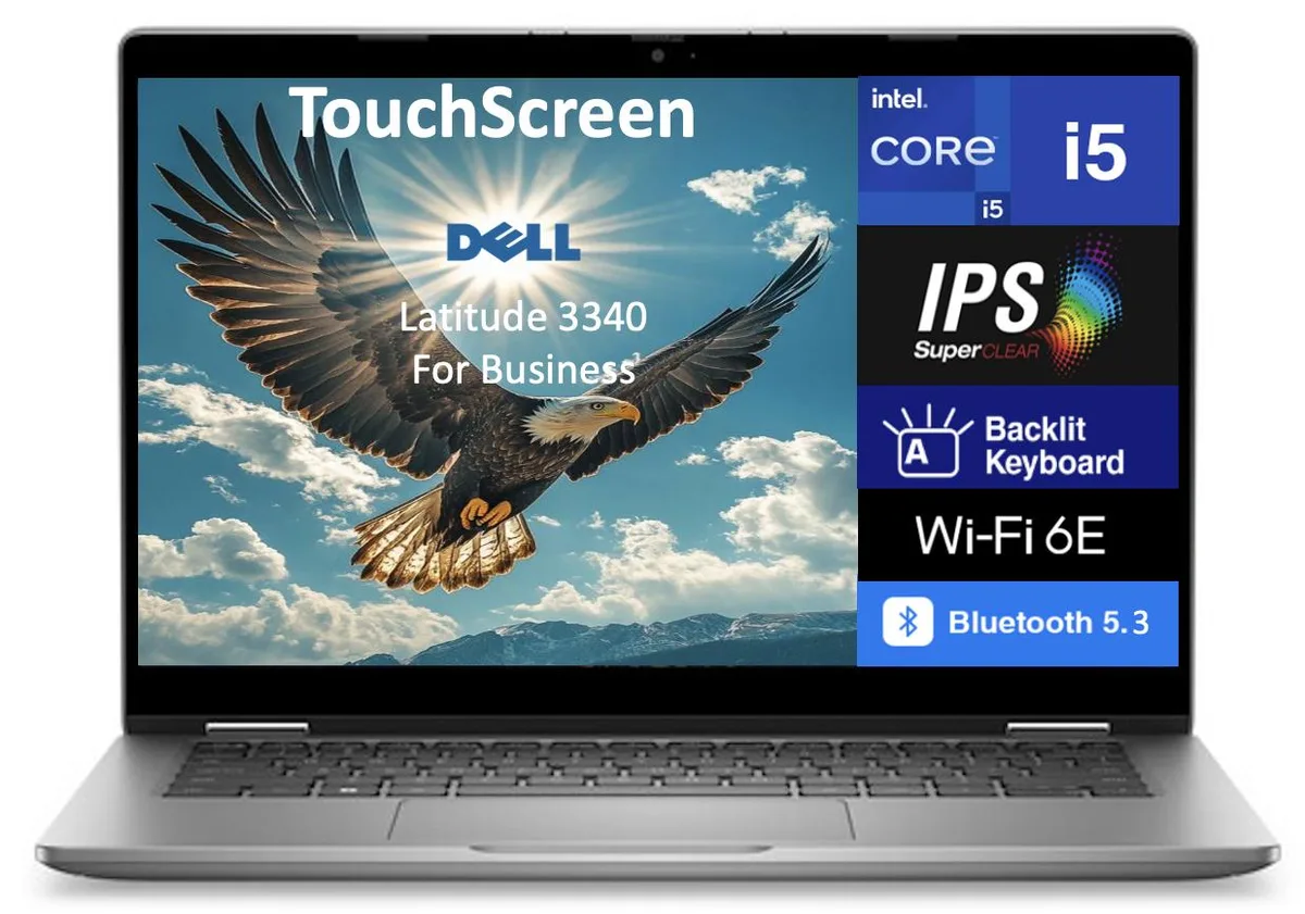 DELL Dell Latitude 3340 2-in-1 laptop i5-1335U 16GB LPDDR5 1TB NVMe 13.3" touchscreen — photo du produit