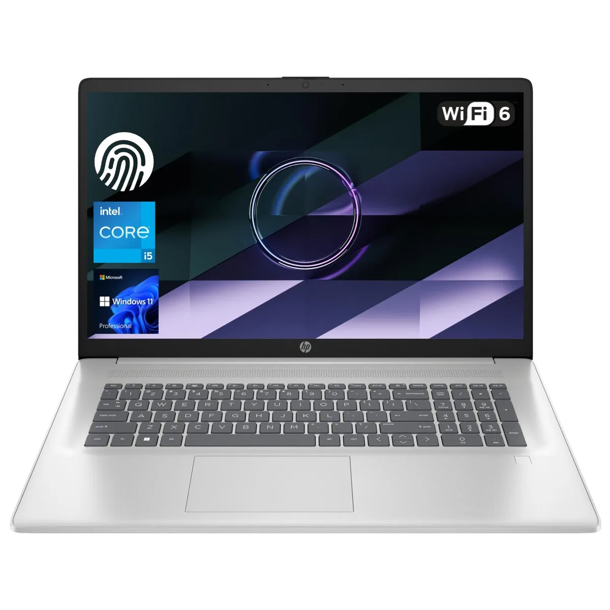 HP HP 17.3" FHD laptop i5-1334U 32GB RAM 1TB PCIe SSD Silver — product photo