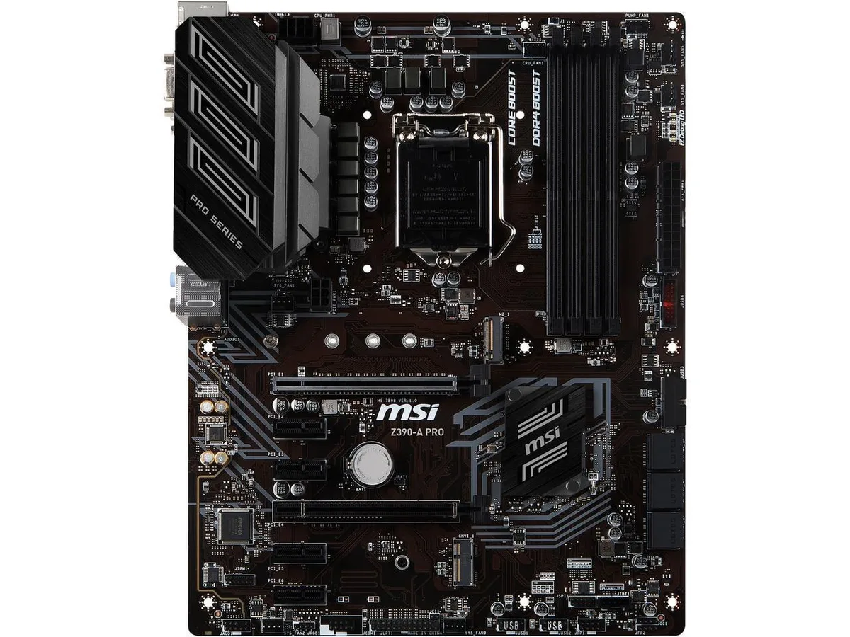 MSI MSI Z390-A PRO Intel motherboard LGA 1151 — product photo