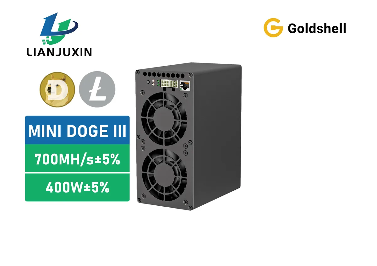Goldshell Goldshell Mini Doge III 700 MH/s 400 W mining hardware — photo du produit