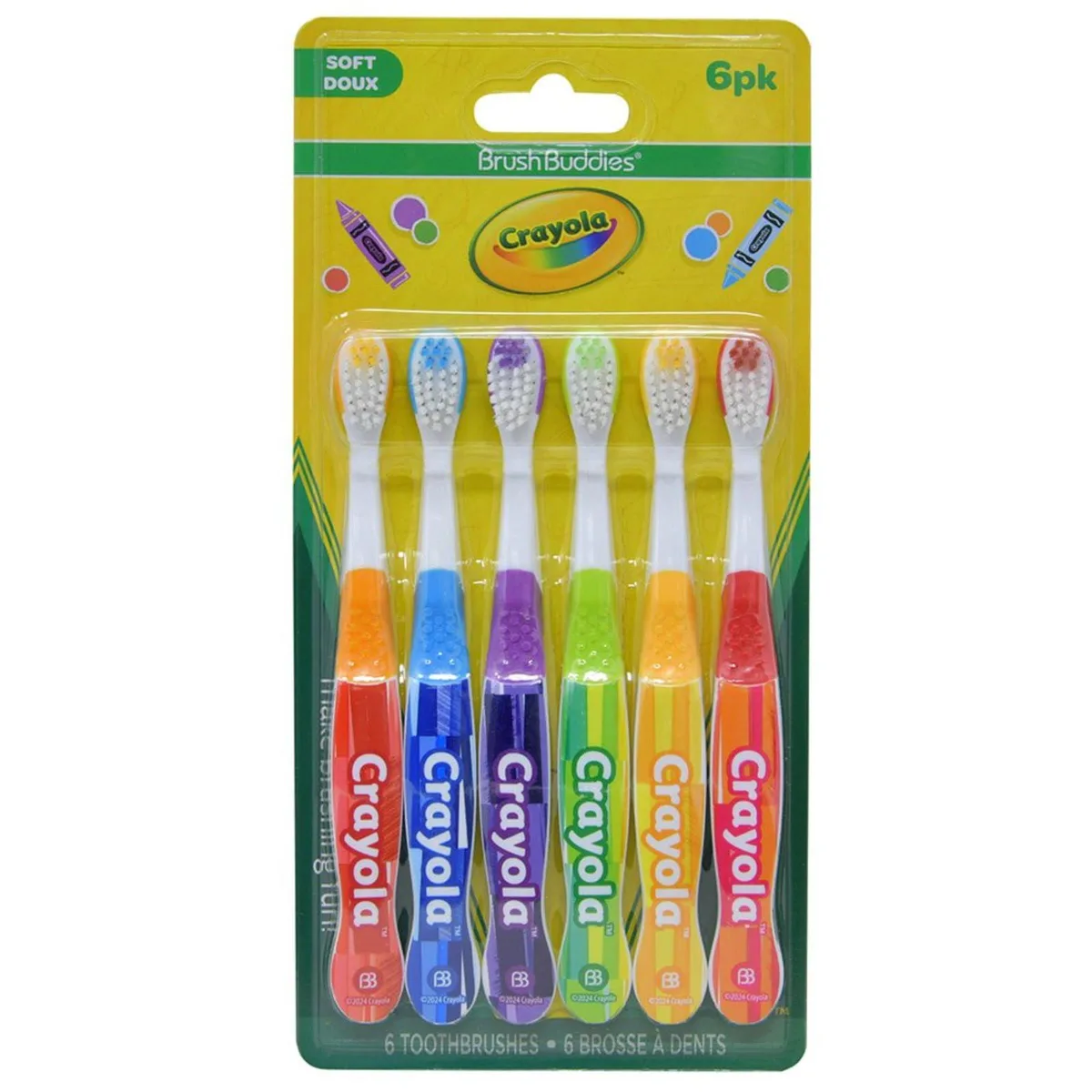  Waterpik Toothbrush For Kids crayola Brush Buddies 88007 — product photo