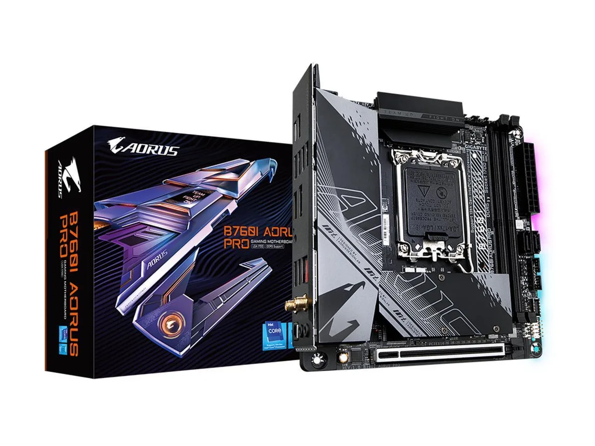 GIGABYTE GIGABYTE B760I AORUS PRO LGA 1700 Mini ITX Intel motherboard — product photo