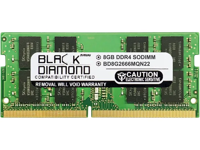 Black Diamond Memory Black Diamond Memory BD8G2666MQN22 8GB DDR4 2666 laptop RAM — toote foto