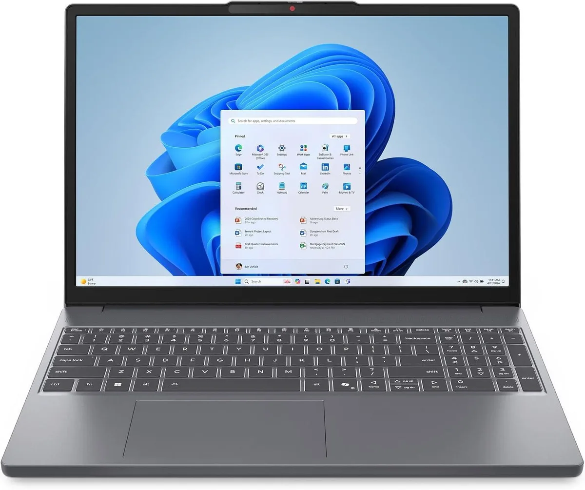 Lenovo Lenovo IdeaPad Slim 3 2026 laptop Ryzen 5 8540U 16GB 512GB 15.3" Luna Grey — photo du produit