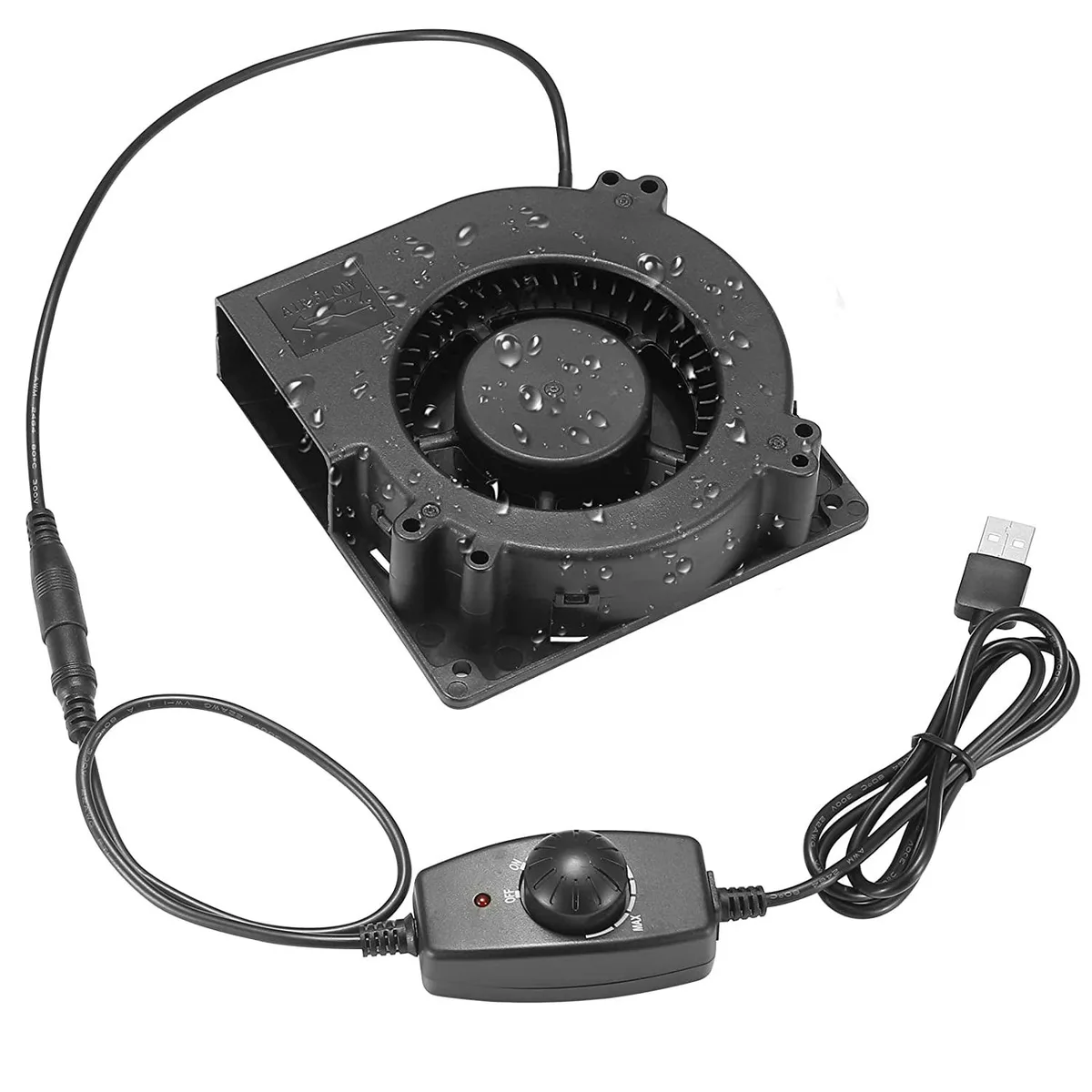 PANO-MOUNTS PANO-MOUNTS 120mm 5V USB Blower Fan 32mm Moisture-Proof Speed Controller — foto produk