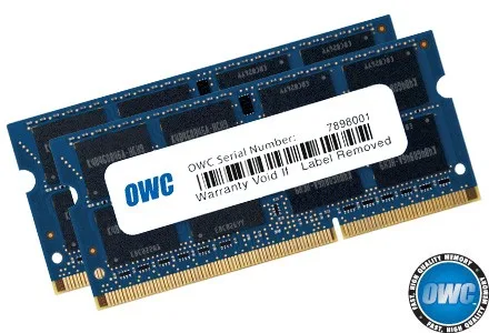 OWC OWC OWC1600DDR3S12S 12GB (8GB+4GB) DDR3L 1600MHz SODIMM memory upgrade — fotografija proizvoda