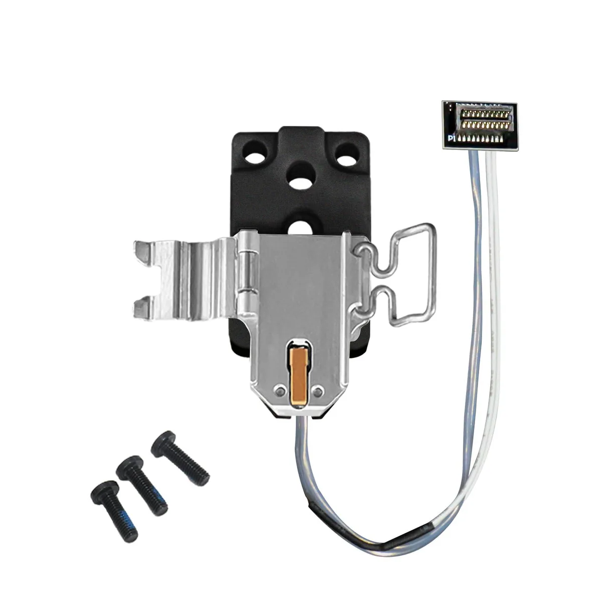 Small metal hotend assembly with ceramic heater, thermistor, silicone base and mounting clips
