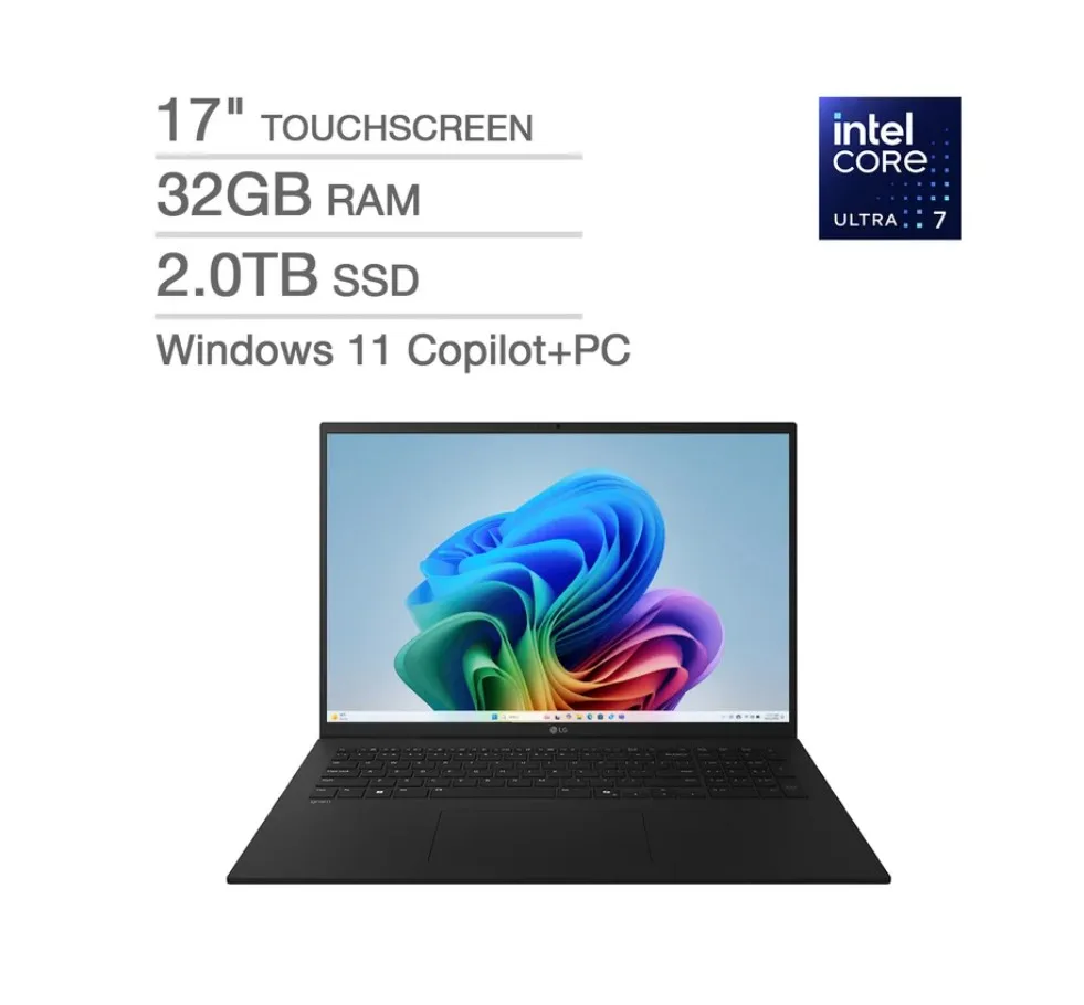 LG Electronics LG Electronics 17Z90TL-H.AUB7U1 laptop Intel Core Ultra 7 258V 32GB 2 TB 17.0" Touchscreen — صورة المنتج