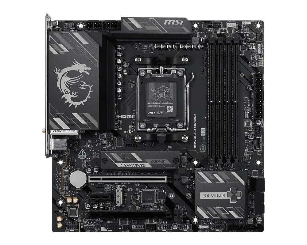 MSI MSI B850M GAMING PRO WIFI6 AMD motherboard — product photo