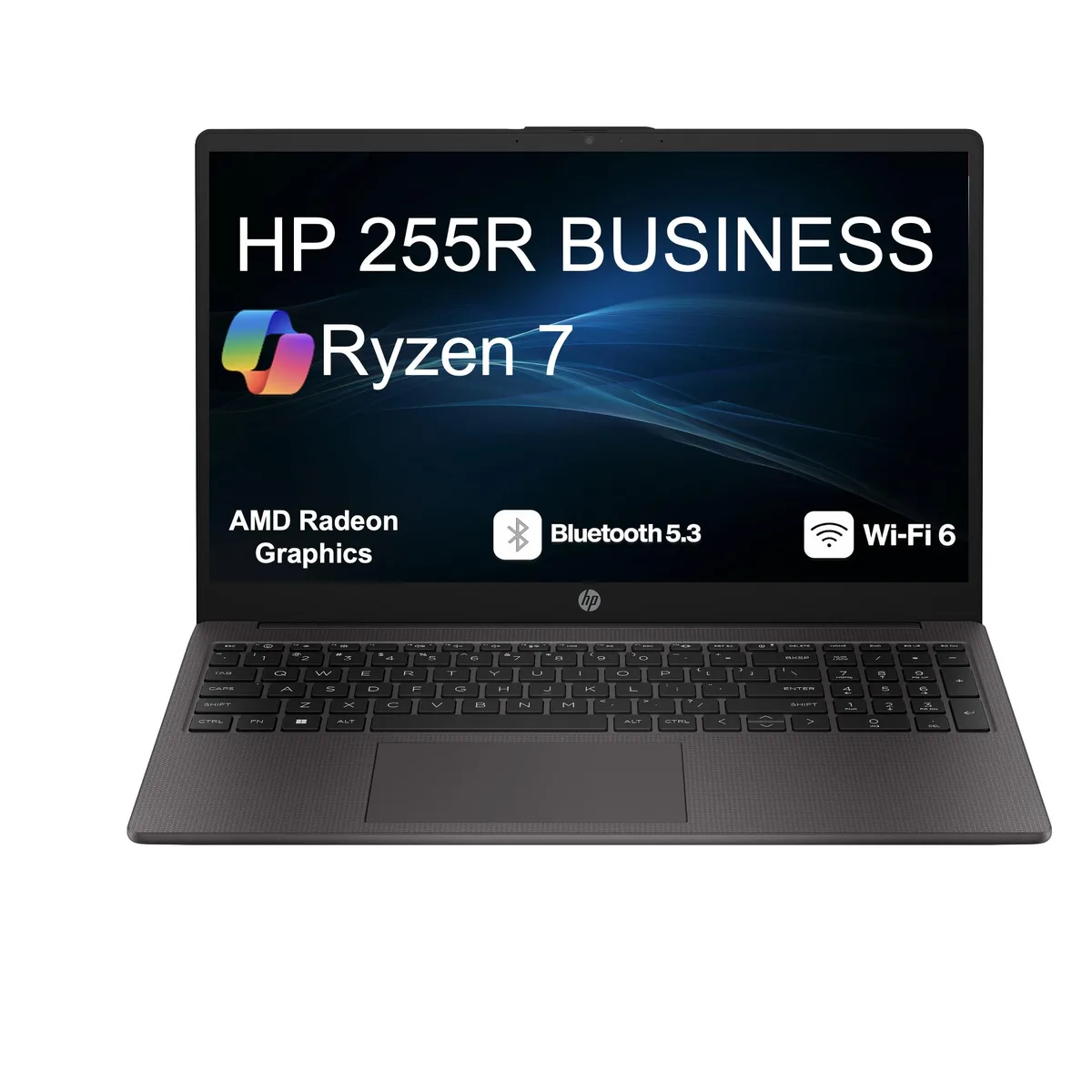HP HP 255R laptop Ryzen 7 7735U 32GB DDR5 512GB — product photo