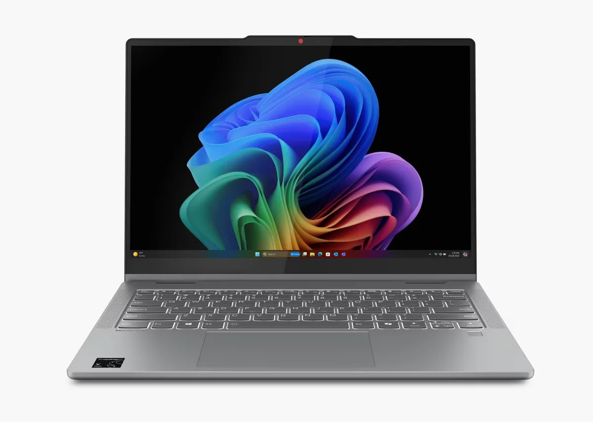 Gray Lenovo IdeaPad 5 laptop with 14 inch touchscreen display