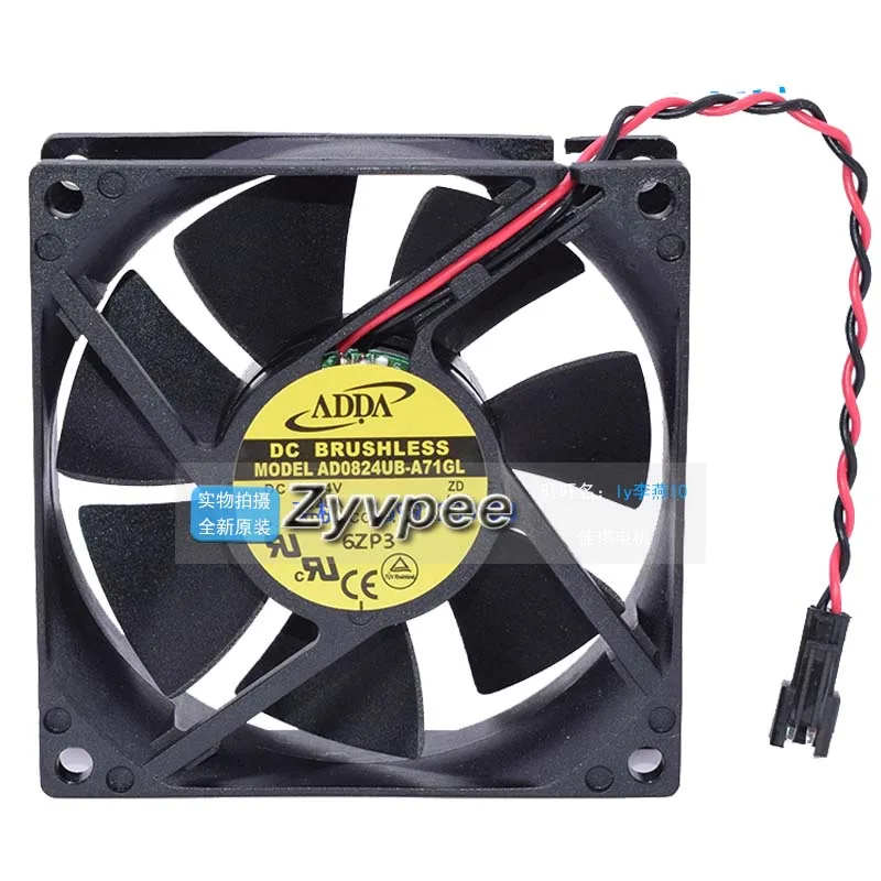 Zyvpee Zyvpee AD0824UB-A71GL 80mm 24V 0.26A case fan — 제품 사진