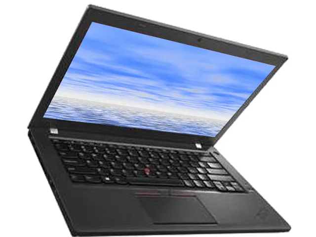 Black 14 inch ThinkPad T460 laptop, matte finish, non-touch screen