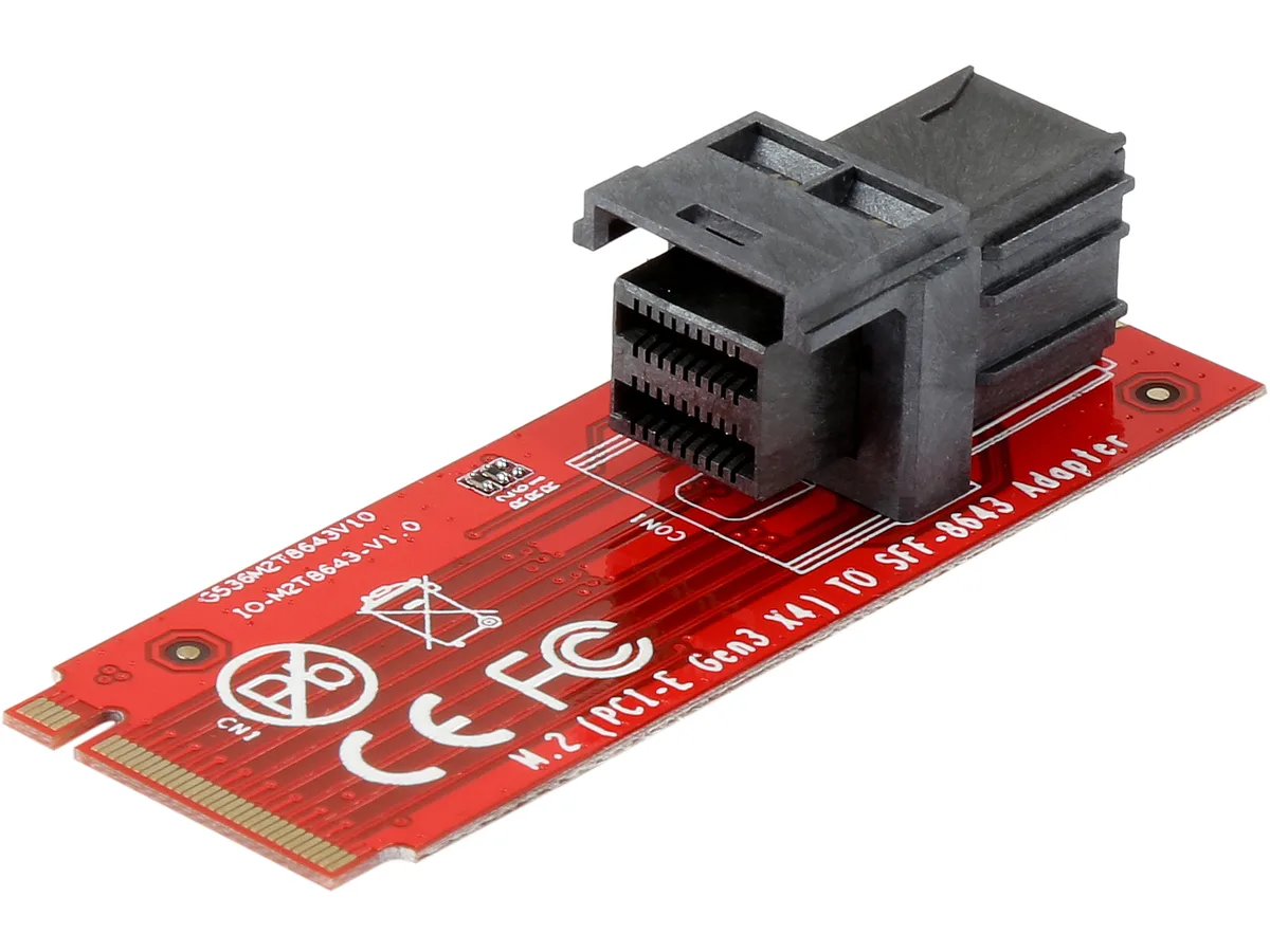 Syba Syba SI-ADA40121 U.2 SFF-8639 to M.2 M-Key NVMe expansion card — foto do produto