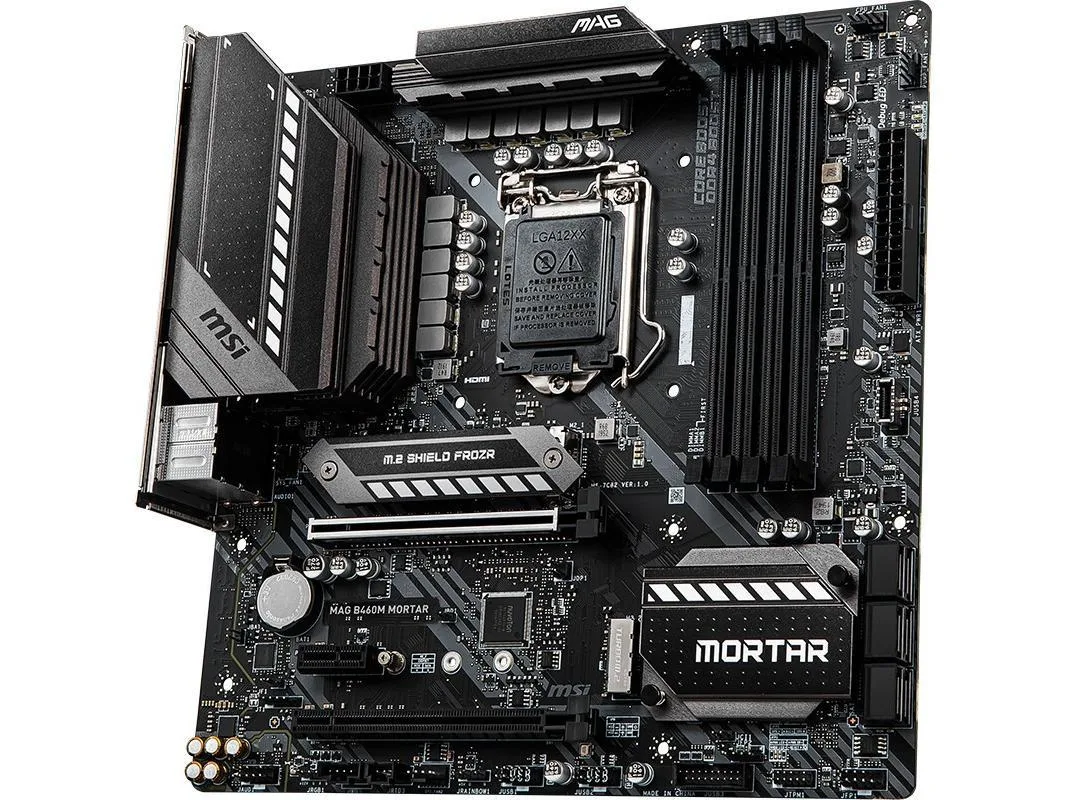 MSI MSI MAG B460M MORTAR DDR4 128GB Intel motherboard — photo du produit