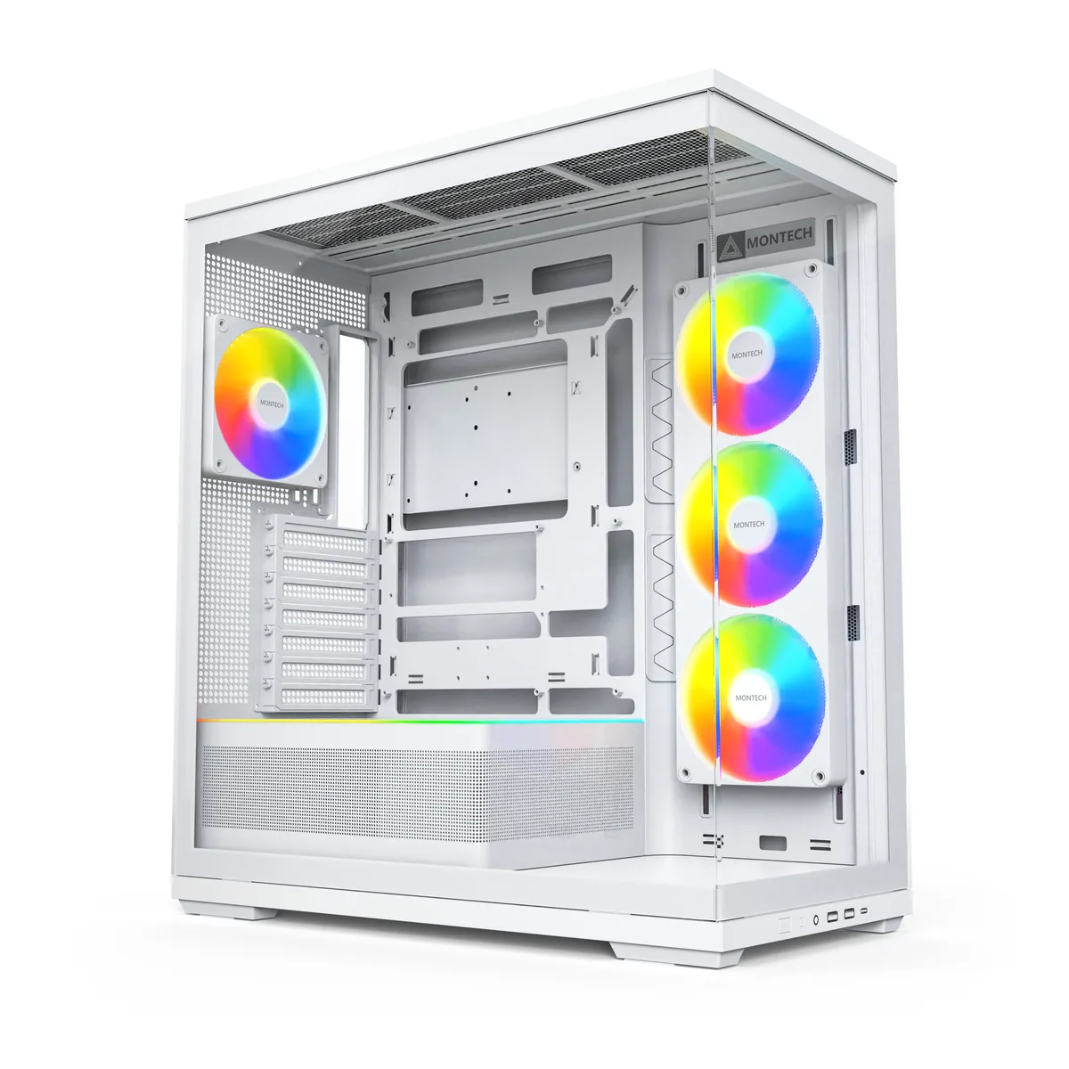 Montech Montech TG3 White ATX Mid-Tower PC Case — toote foto