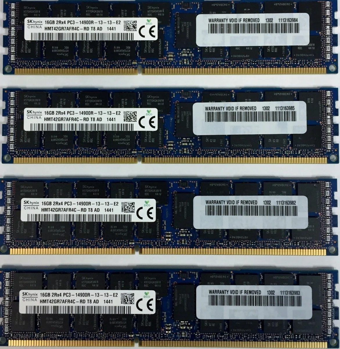 SK hynix SK hynix 64GB 4x16GB DDR3-1866 ECC Registered DIMM — fotografija proizvoda