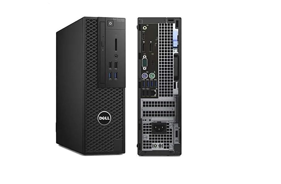 Black Dell Precision 3420 SFF desktop tower