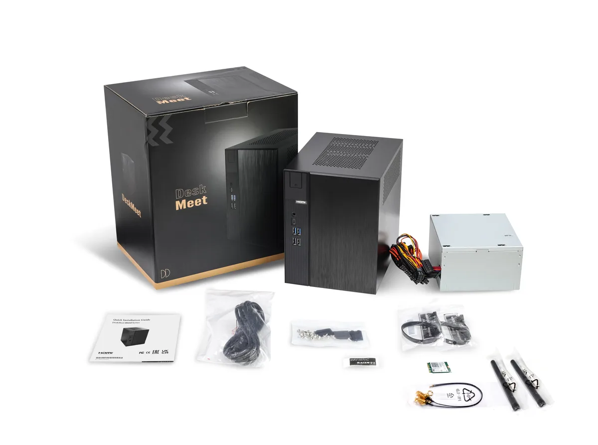 ASRock ASRock DESKMEET B660W/B/BB/BOX/US barebone mini PC 8 L DDR4 128 GB — photo du produit