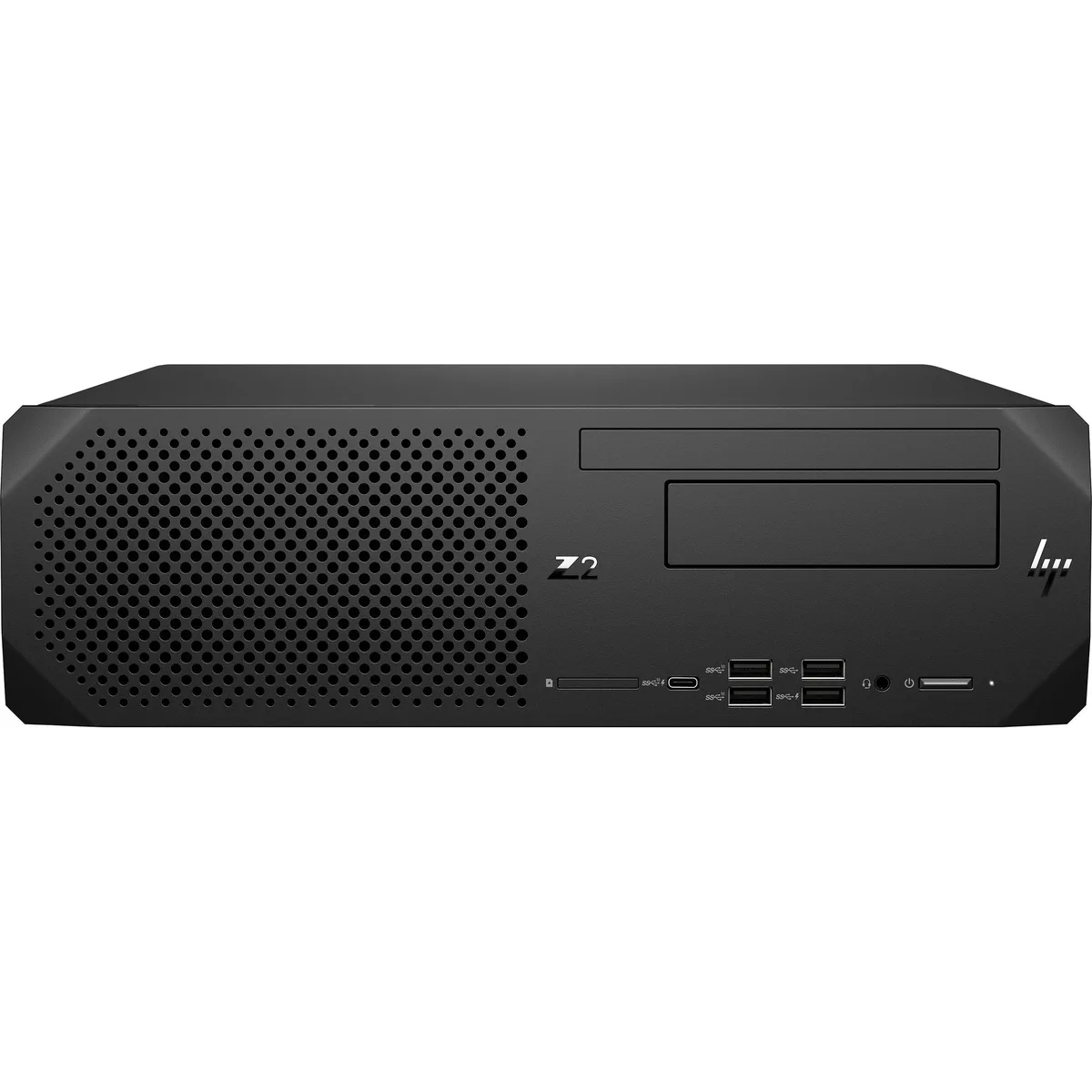 Small black HP Z2 G5 SFF desktop tower, Grade B condition