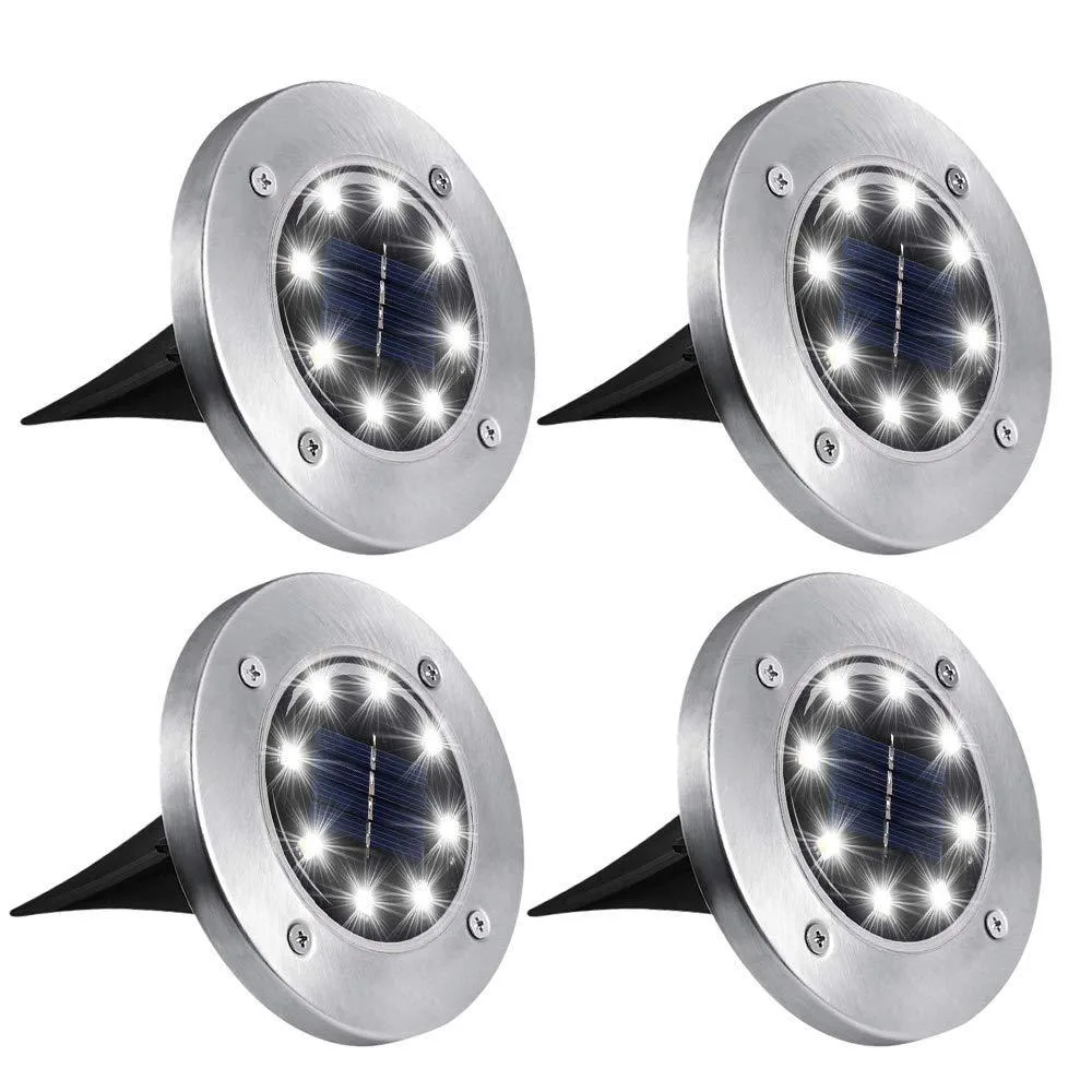 D2-DMD-CW-4P 4 Pack Solar Landscape Lighting — toote foto