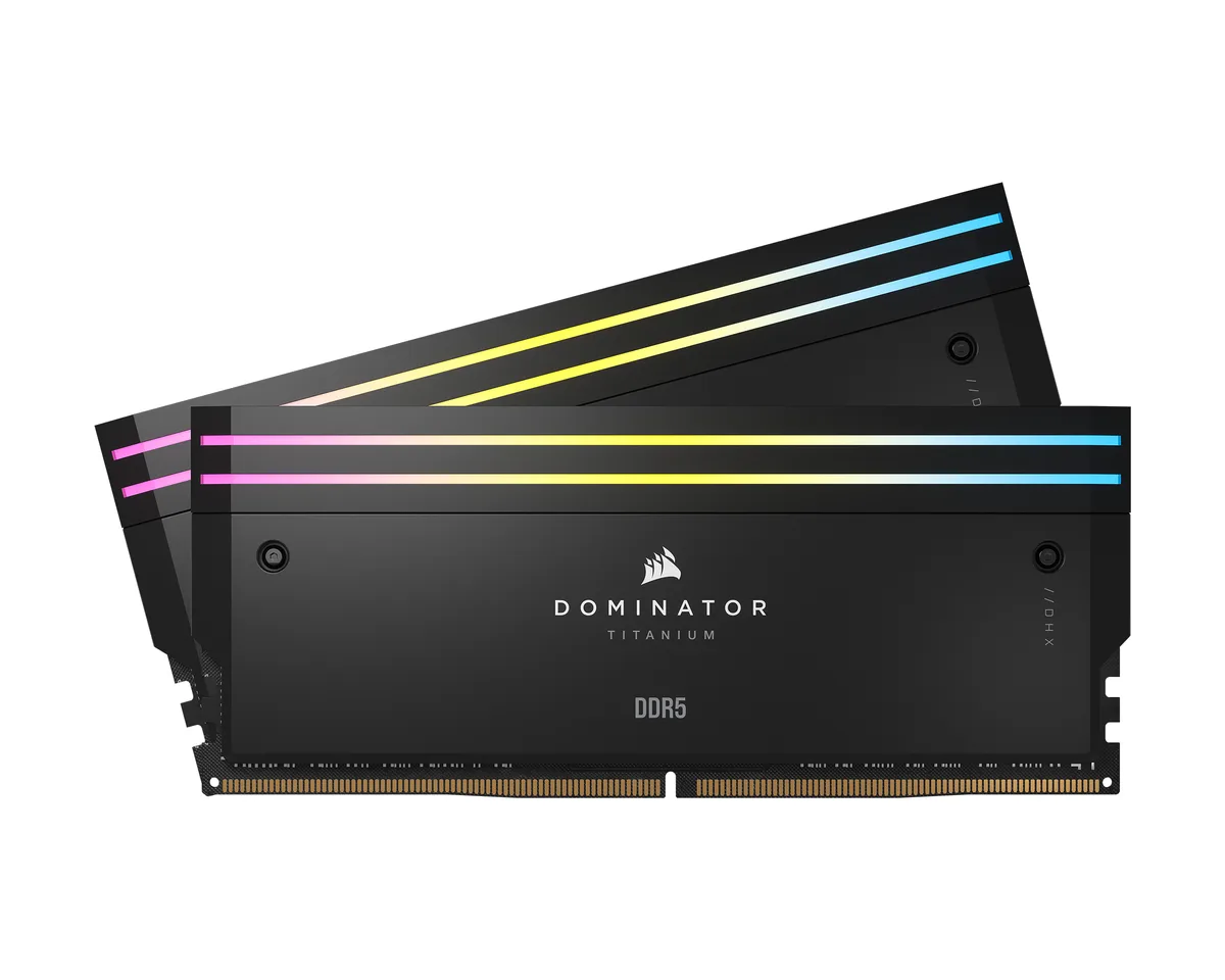 Corsair Corsair Dominator Titanium 32GB (2x16GB) DDR5 6000 CL30 desktop RAM CMP32GX5M2B6000C30 — תמונת המוצר