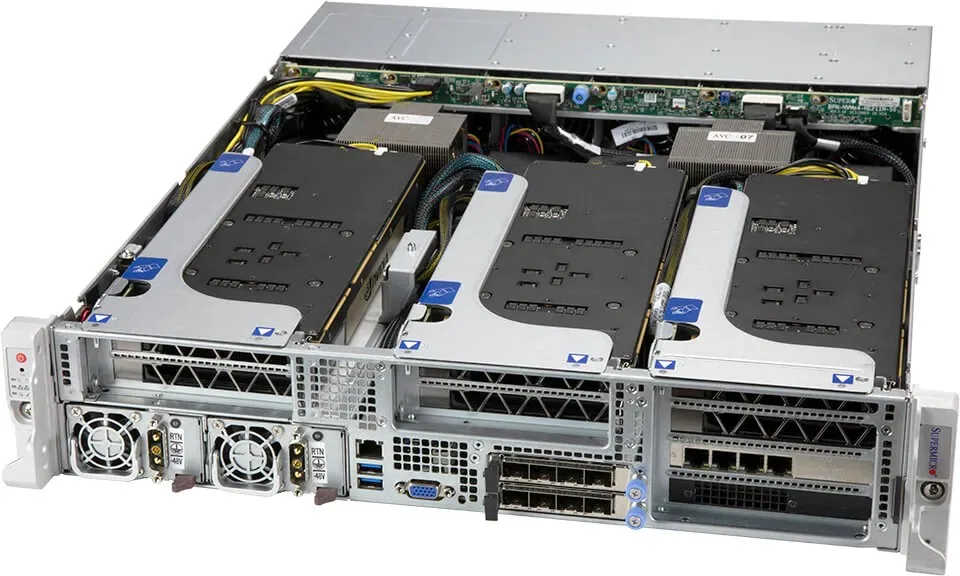 Supermicro Supermicro 220HE-FTNRD-5320-128 rack server 2× Xeon Gold 5320 128GB DDR4 960GB SATA — fotografia produktu