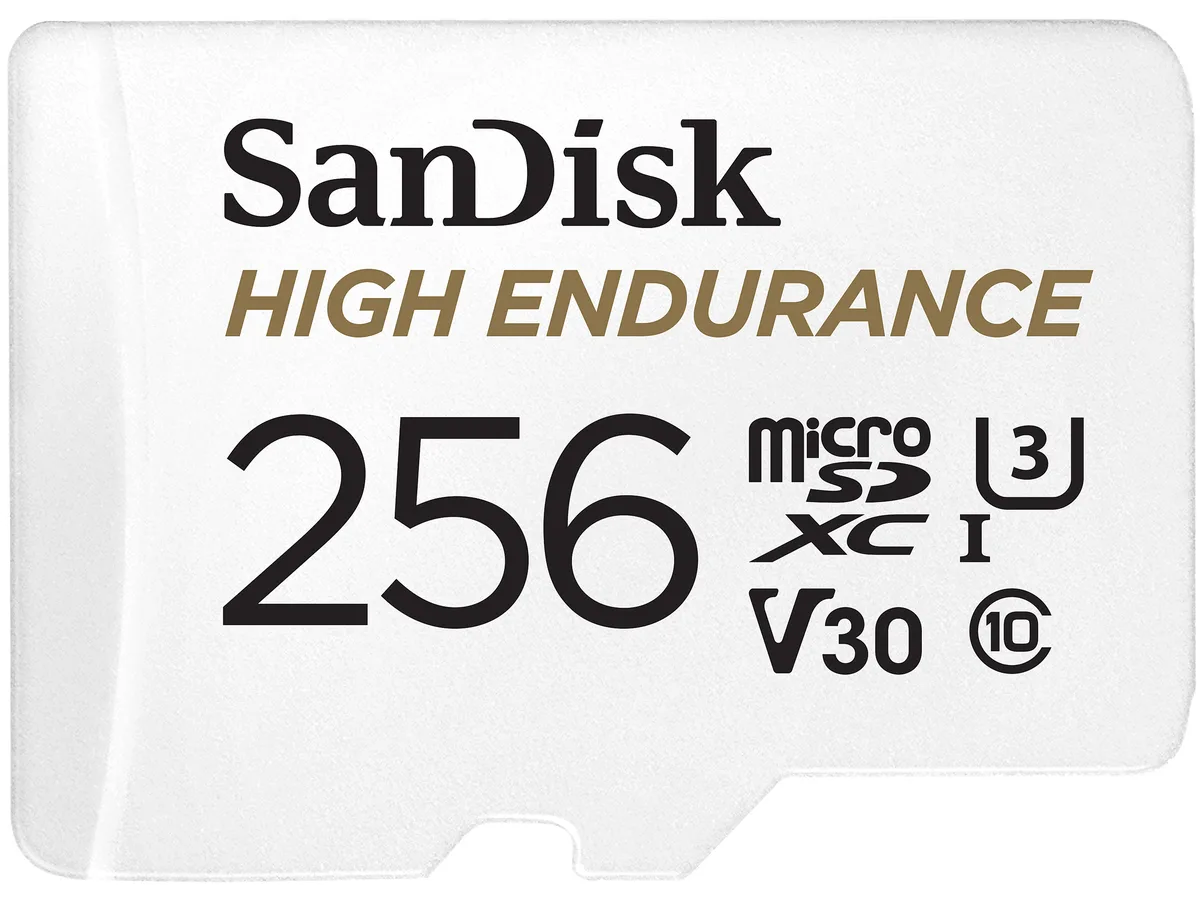 SanDisk SanDisk High Endurance microSDXC 256GB U3 V30 SDSQQNR-256G-GN6IA memory card — foto del producto
