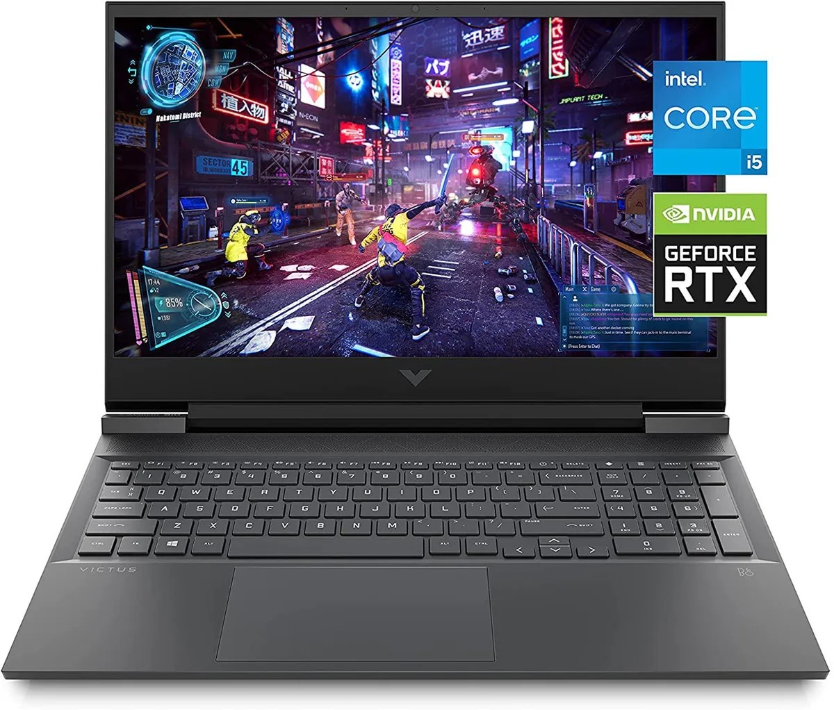 HP HP Victus 16 laptop i5-11260H RTX 3050 8 GB 512 GB 16.1" FHD IPS Mica silver 2021 — 商品照片