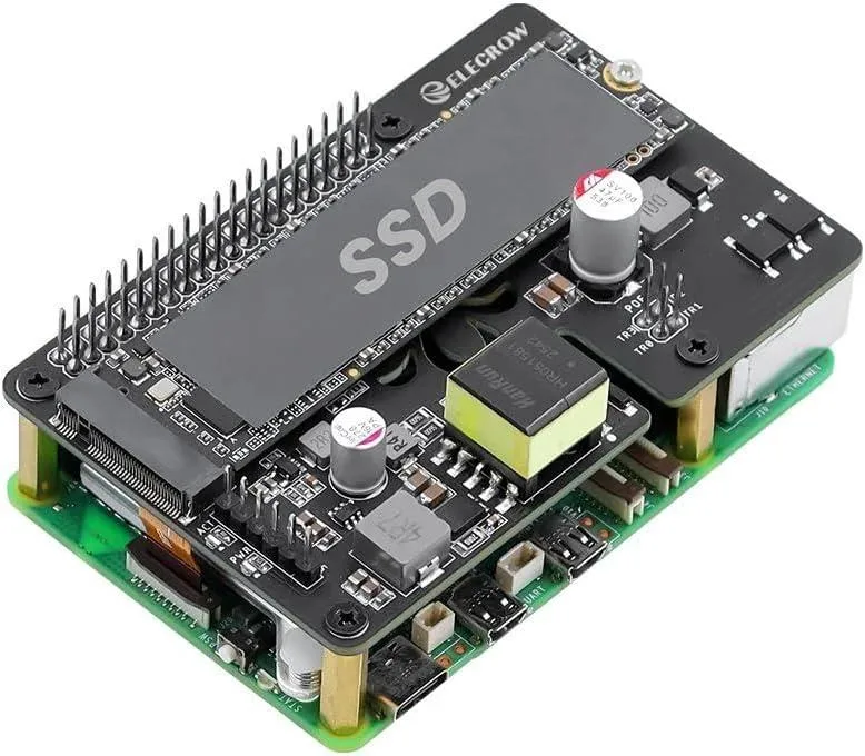 MCDODO MCDODO PoE+ NVMe Expansion Board Raspberry Pi 5 5V 4.5A 2230 2242 2260 2280 — toote foto