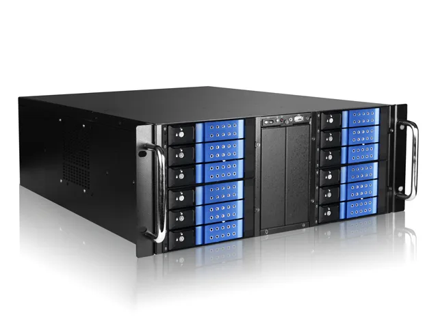 iStarUSA Inc. iStarUSA Inc. D410-DE12BL 4U 12-bay rackmount server chassis — תמונת המוצר