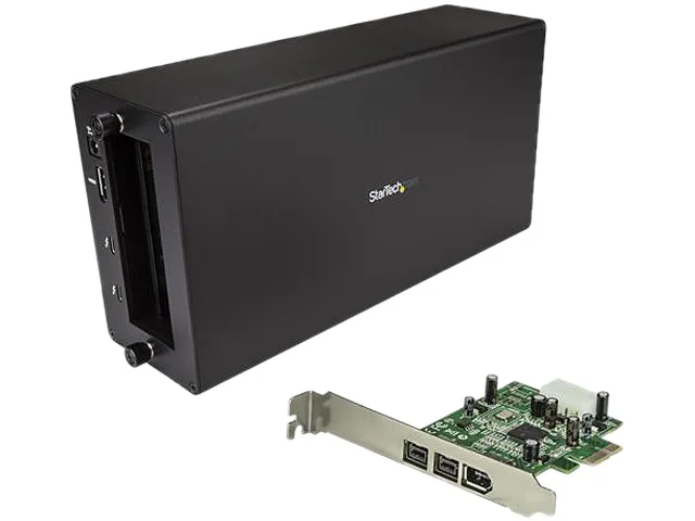 STARTECH STARTECH BNDTB1394B3 Thunderbolt 3 PCIe enclosure with FireWire 400 800 and DisplayPort — صورة المنتج