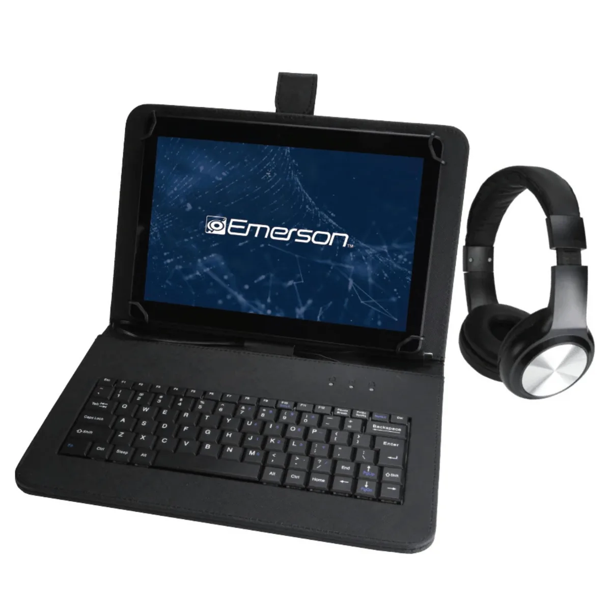 Emerson Emerson EID-1050-BK 10.1" Tablet with Keyboard and Headphones Black — foto del producto
