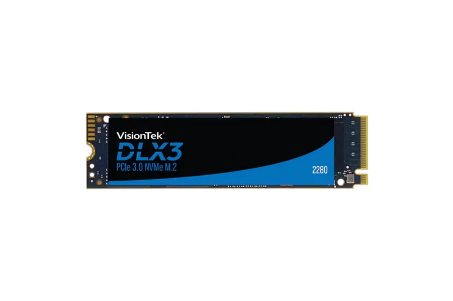 VisionTek VisionTek 901554 DLX3 256GB M.2 2280 PCIe 3.0 x4 NVMe internal SSD — photo du produit