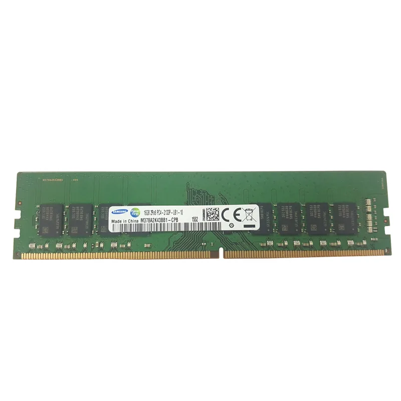 Green Samsung DDR4 desktop memory module 16GB 2133MHz