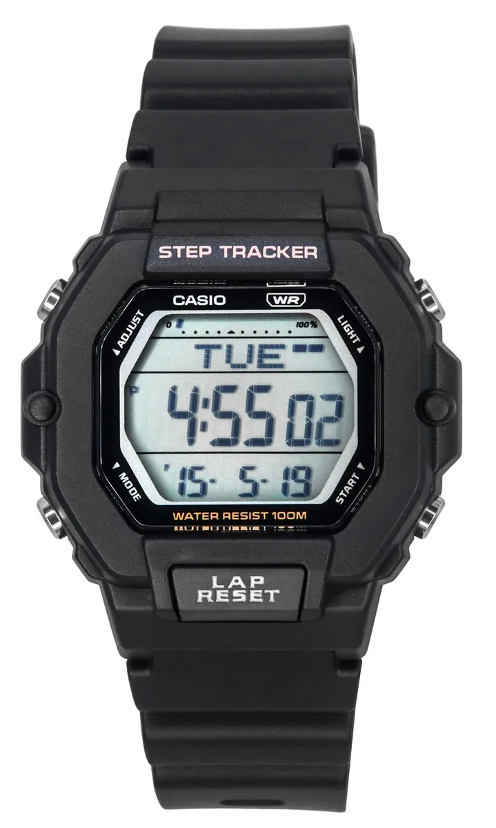 CASIO CASIO LWS-2200H-1A Digital Step Tracker Watch — product photo