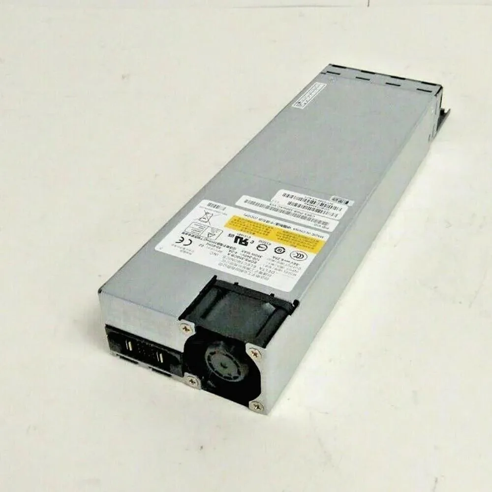 Rectangular ATX power supply unit in matte black metal finish