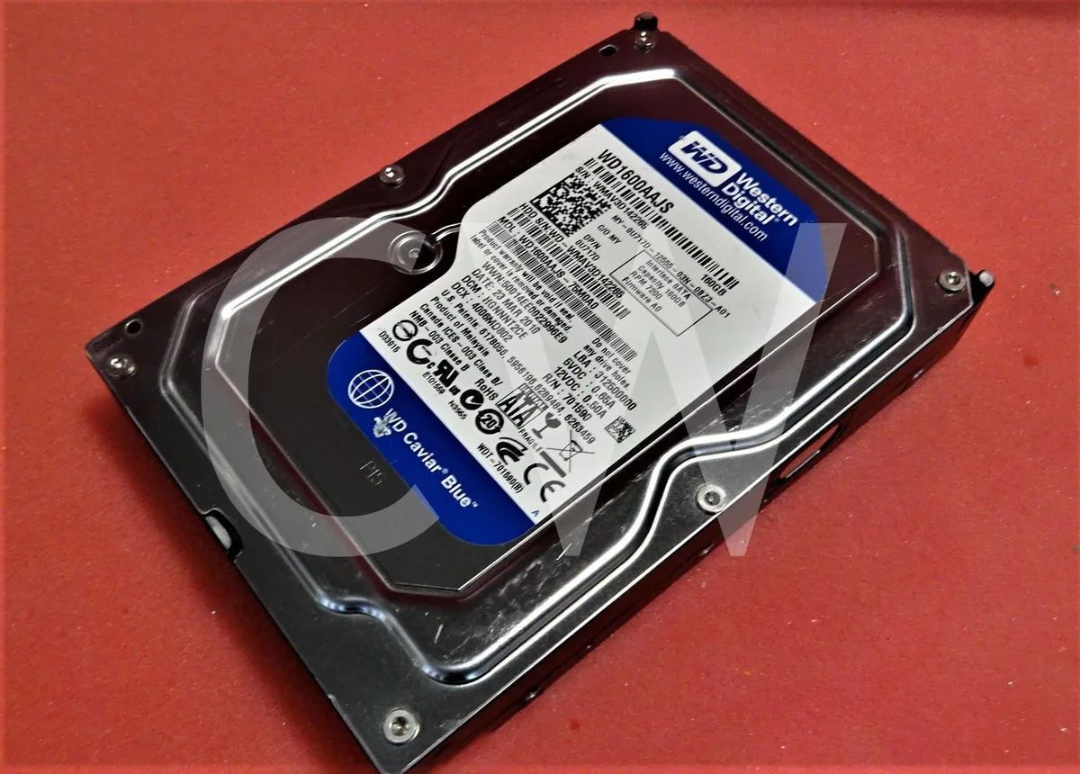 Western Digital Western Digital WD1600AAJS 160GB 7200RPM 3.5" SATA internal hard drive — Produktfoto