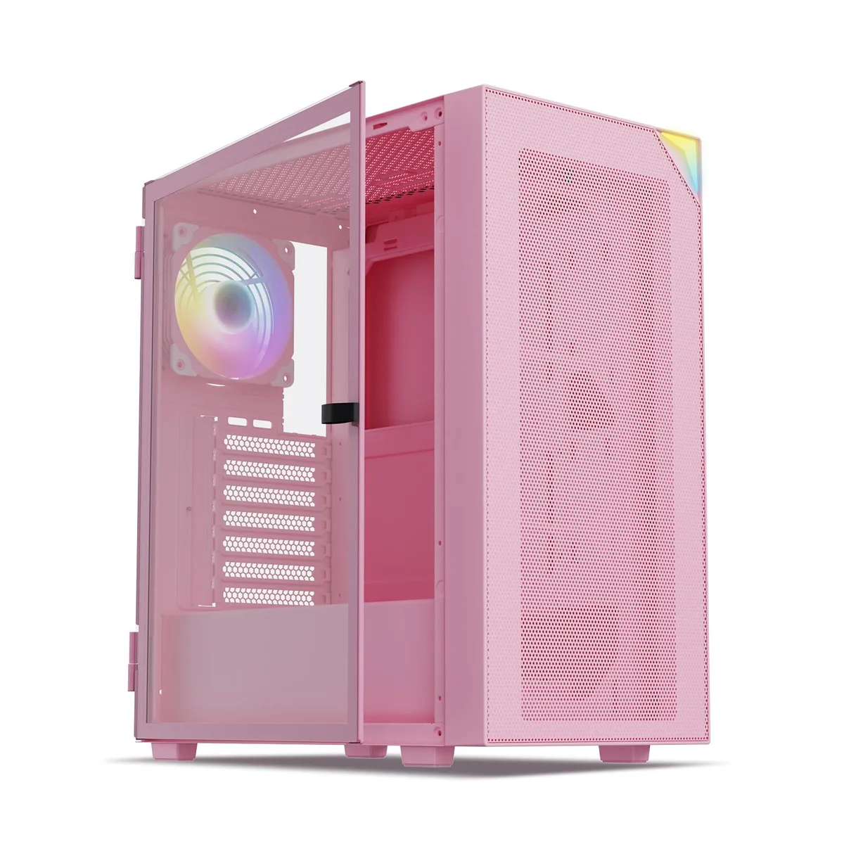 Vetroo Vetroo AL800 Mid Tower ATX PC Case Pink — product photo