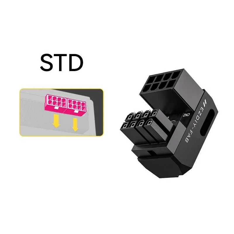 Corn Electronics Corn Electronics 180 Degree 8-Pin GPU Power Adapter video card accessory — product photo