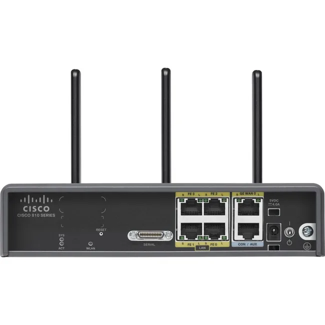 Cisco Systems, Inc. Cisco C819HWD 802.11n 300 Mbit/s Wireless Integrated Services Router — foto del producto