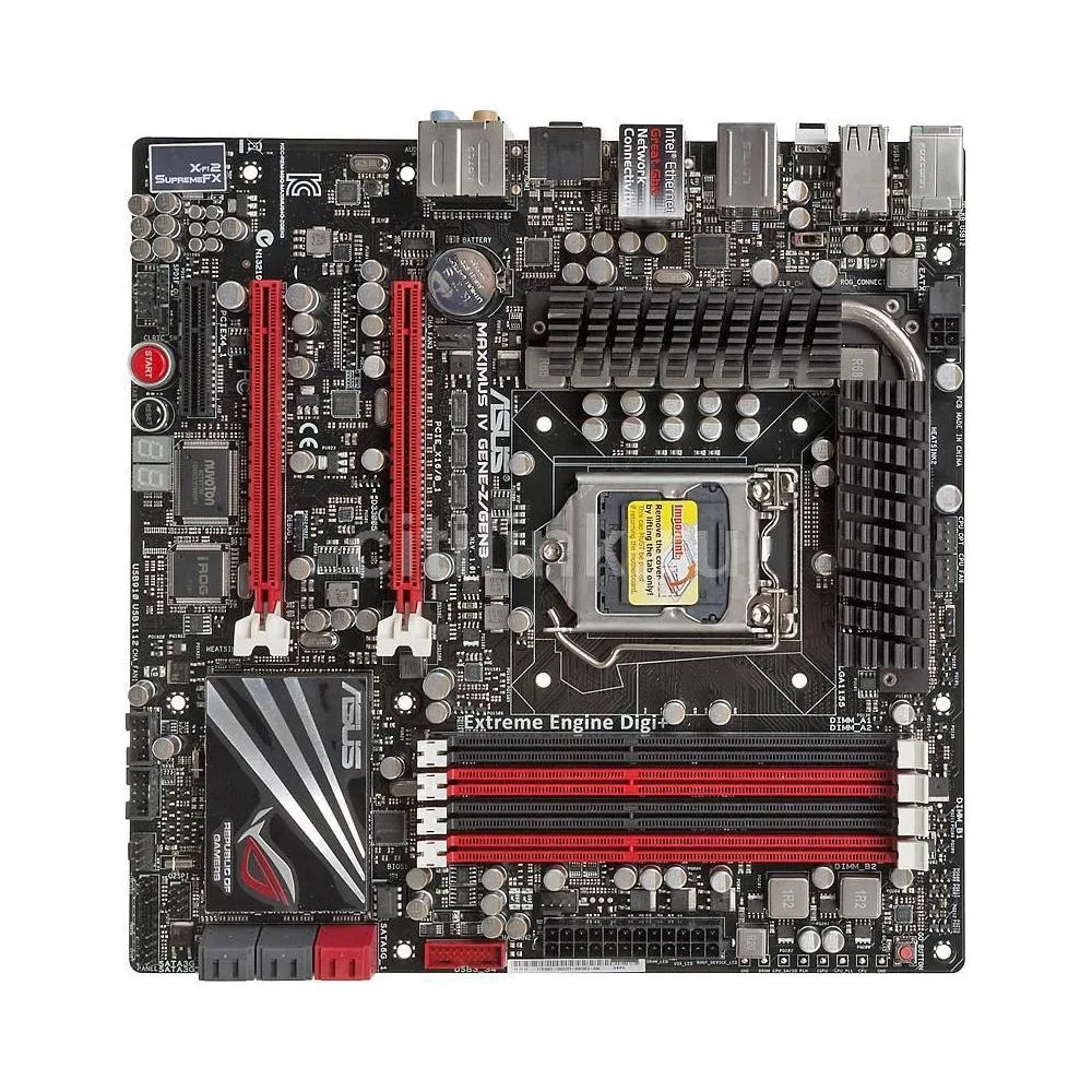 ASUS ASUS Maximus IV GENE-Z/GEN3 Z68 LGA 1155 DDR3 32GB Micro ATX Motherboard — product photo