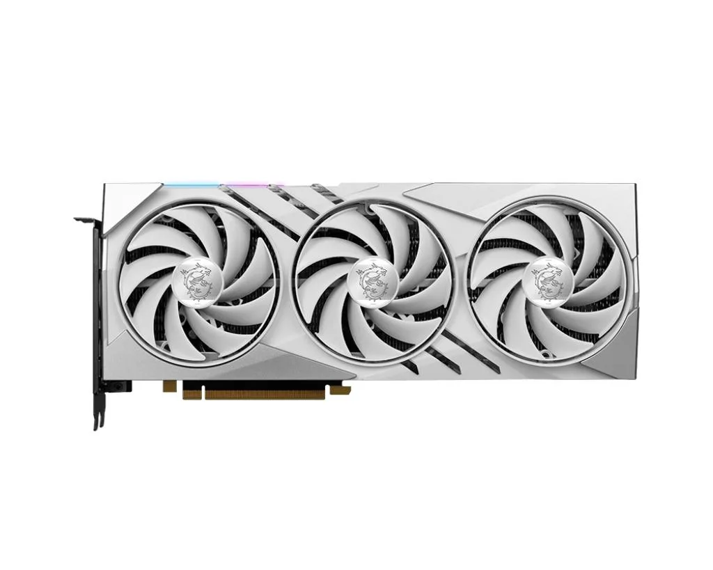 MSI MSI GeForce RTX 4070 Ti GAMING X SLIM WHITE 12G graphics card — 商品照片