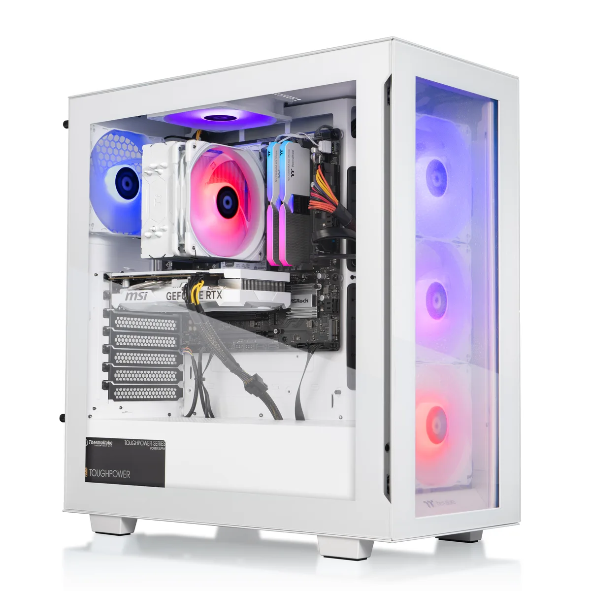 Thermaltake Thermaltake V35S-B760-B6T-LCS gaming PC i7-14700F 32GB DDR5 RTX 4060 Ti 1TB NVMe — product photo