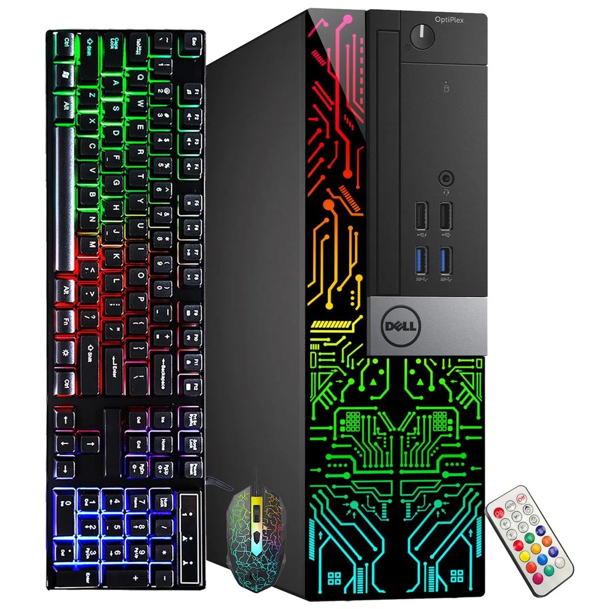DELL DELL OptiPlex 5060 RGB Gaming Desktop PC i5-8500 16GB 512GB GT 730 — photo du produit