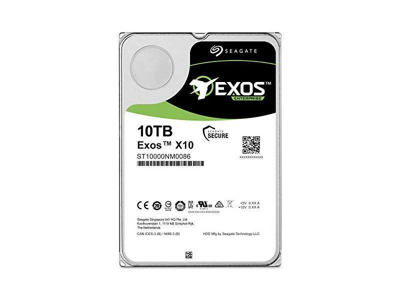 Seagate Seagate Exos X10 10TB SATA 256MB 3.5" internal hard drive — ภาพสินค้า