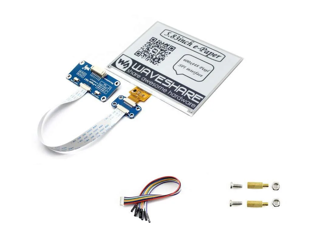 LORDWORLD LORDWORLD 5.83inch E-Paper Display HAT 648x480 — foto produk